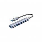 USB-хаб Vention USB 3.0 to1xUSB 3.0 + 3xUSB 2.0 gray (CKOHB)