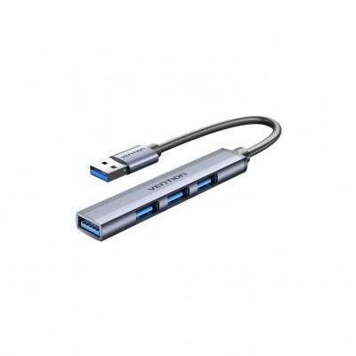 USB-хаб Vention USB 3.0 to1xUSB 3.0 + 3xUSB 2.0 gray (CKOHB)