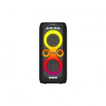 Акустична система 1.0 Energizer 50Вт Bluetooth 5.3/RMS/TF/USB/AUX/TWS/MIC, Dual 6.5” Drivers чорна