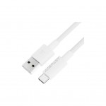 Дата кабель USB 2.0 AM to USB-C 1.2m 3A white Acefast (6974316284260)