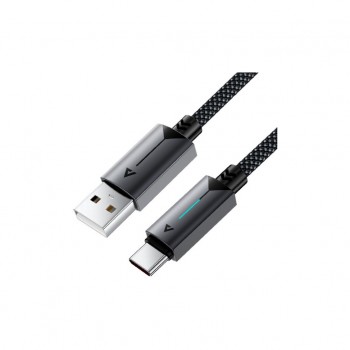 Дата кабель USB 2.0 AM to USB-C 1.2m 60W black Acefast (6974316284482)