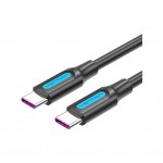 Дата кабель USB-C to USB-C 1.0m 2.0 100W VENTION (COTBF)