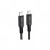 Дата кабель USB-C to USB-C 1.2m 3A 60W silicone black Acefast (6974316284161)