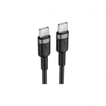 Дата кабель USB-C to USB-C 1.2m 60W black Acefast (6974316285137)