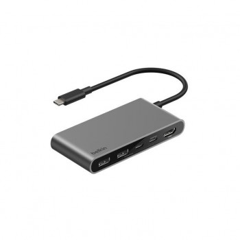 USB-хаб Belkin USB-C 5-in-1 2xUSB 3.0 + USB-C + PD + HDMI 2.0 4K6 (AVC022HQSGY)