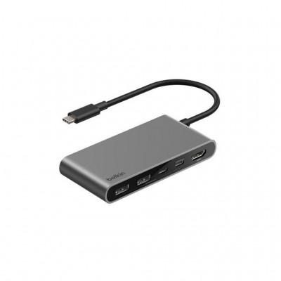 USB-хаб Belkin USB-C 5-in-1 2xUSB 3.0 + USB-C + PD + HDMI 2.0 4K6 (AVC022HQSGY)