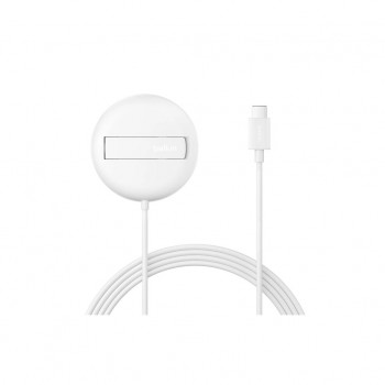 Зарядний пристрій Belkin UltraCharge Magnetic Kickstand 15В white (WIA011HQWH)