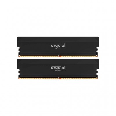 Пам'ять DDR5 64GB (2x32GB) 6400 MHz Pro Overclocking Black MICRON CP2K32G60C40U5B