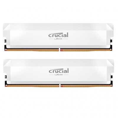 Пам'ять DDR5 64GB (2x32GB) 6400 MHz Pro Overclocking White MICRON CP2K32G64C40U5W