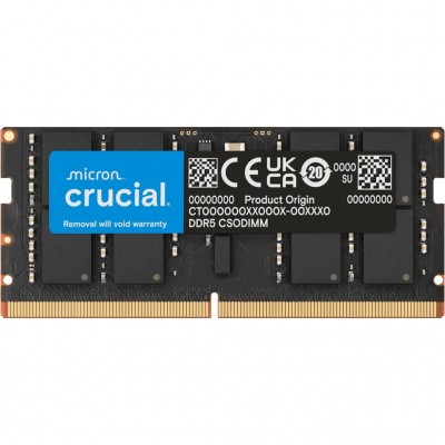 Пам'ять для ноутбука SoDIMM DDR5 24GB 6400 MHz MICRON CT24G64C52CS5