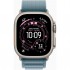 Смарт-годинник Apple Watch Ultra 3 GPS + Cellular 49mm Natural Titanium Case with Light Blue Alpine Loop - Medium (MEWM4QP/A)