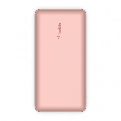 УМБ Belkin 20000mAh 15W, Dual USB-A, USB-C Rose Gold (BPB012BTRG)