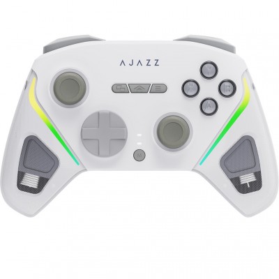 Геймпад Ajazz GP100 2.4G/BT/USB Switch/PC/iOS/Android RGB White (GP100-W)