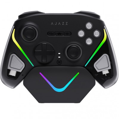 Геймпад Ajazz GP100S 2.4G/BT/USB Switch/PC/iOS/Android RGB Black (GP100S-B)