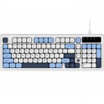 Клавіатура Ajazz AF98 USB UA White/Blue (AF98-GB)