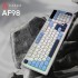 Клавіатура Ajazz AF98 USB UA White/Blue (AF98-GB)