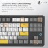 Клавіатура Ajazz AK870 V2 Flying Fish Switch USB UA Black/Grey/Yell (AK870-V2-FF-BGY)