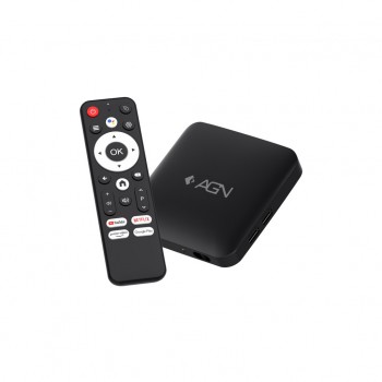 TV Медіаплеєр AGN Media Box Base 2/16Gb/ Amlogic S905L3/ Android 14/ WiFi 2.4G+5G/LAN:100M/