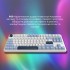 Клавіатура Ajazz AK870 V2 Flying Fish Switch USB UA White/Blue (AK870-V2-FF-BWB)