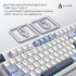Клавіатура Ajazz AK870 V2 Flying Fish Switch USB UA White/Blue (AK870-V2-FF-BWB)