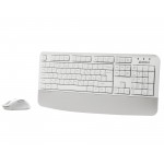 Комплект (клавіатура, миша) бездротовий A4Tech Fstyler FG2500S Plus White