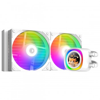 Кулер універсальний ID-Cooling FX240 LCD WHITE
