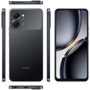 Мобільний телефон Tecno Spark Go 3 (KN3) 4/64GB Ink Black (4894947105265)