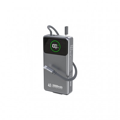 УМБ Dudao K31Pro 20000mAh 45W PD, QC, with built-in USB-C/Li (6977196682010)