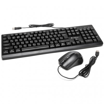 Комплект (клавіатура, миша) Hölmer SO-01 USB UA Black (SO-01)