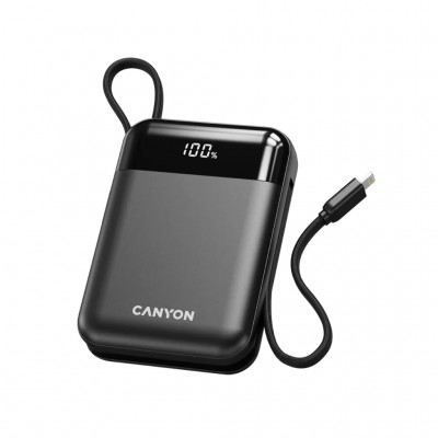 УМБ Canyon 10000mAh OnPower 104 PD/20W, QC/22.5W built-in cab (CNS-CPB104B)