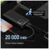 УМБ Colorway 20 000 mAh Optimal Power PD/22.5W, QC/3.0, Black (CW-PB200LPB5BK-PDD)
