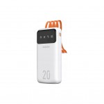 УМБ Dudao K6Pro+ 20000mAh 10W with USB-C/Lightning/MicroUSB/ (6977196682409)