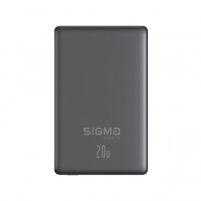 УМБ Sigma X-power SI10A7QL-MAG grey 10000mAh, Magnetic wirel (4827798955116)