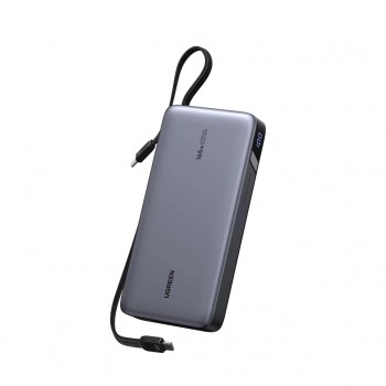 УМБ UGREEN 25000mAh 165W DualCable (PB552 55995B)