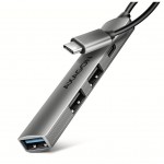 USB-хаб AXAGON USB-C to 1xUSB-A 5Gbps + 2xUSB-A 480Mbps + 1xUSB-C (HUE-STC)