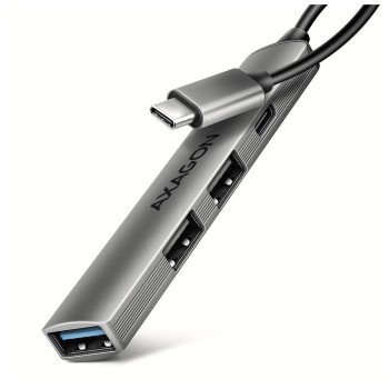USB-хаб AXAGON USB-C to 1xUSB-A 5Gbps + 2xUSB-A 480Mbps + 1xUSB-C (HUE-STC)