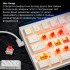 Клавіатура Ajazz NK68 Red Switch USB UA White (NK68-R-S-W)