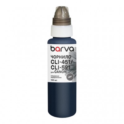 Чорнило Barva Canon CLI-426/CLI-451/CLI-521 100 мл, special, gray (C521-469e)