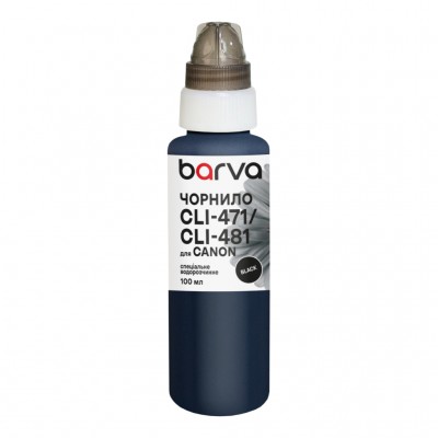 Чорнило Barva Canon CLI-471/CLI-481 100 мл, special, black (C471-553e)