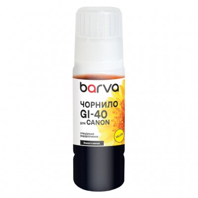 Чорнило Barva Canon GI-40 70 мл, OneKey, yellow special (CGI40-840e)