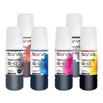 Чорнило Barva Canon GI-43 SET 6x70 мл, OneKey (CGI43-070-MP)