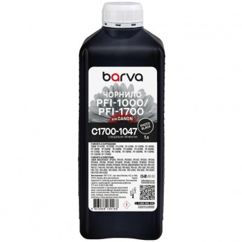Чорнило Barva Canon PFI-1000/PFI-1700 1 л, special, pigmented photo black (C1700-1047)