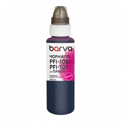 Чорнило Barva Canon PFI-102/PFI-107 100 мл, special, magenta (C107-886e)