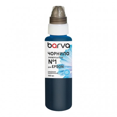 Чорнило Barva Epson 1 100 мл, universal, light cyan (EU1-1022)