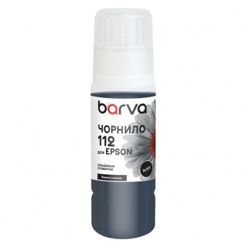 Чорнило Barva Epson 112 70 мл, special, OneKey, pigmented, black (E112-817e)