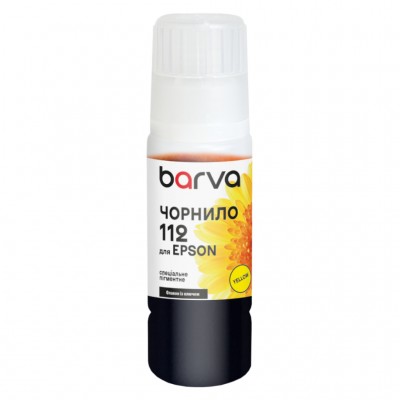 Чорнило Barva Epson 112 70 мл, special, OneKey, pigmented, yellow (E112-956e)