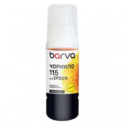 Чорнило Barva Epson 115 70 мл, secial OneKey, yellow (E115-869e)