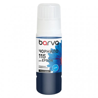 Чорнило Barva Epson 115 70 мл, secial OneKey,cyan (E115-867e)