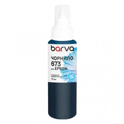 Чорнило Barva Epson 673 70 мл, special, light cyan (E673-416e)