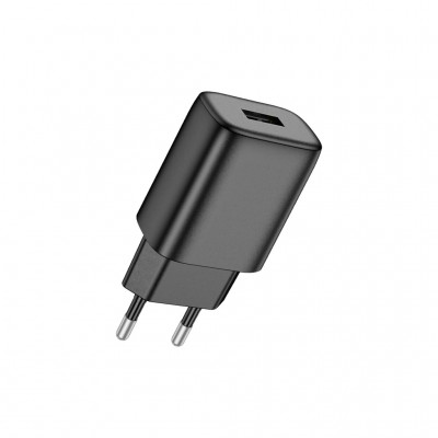 Зарядний пристрій HOCO C134A USB 2.4A black (6942007621298)